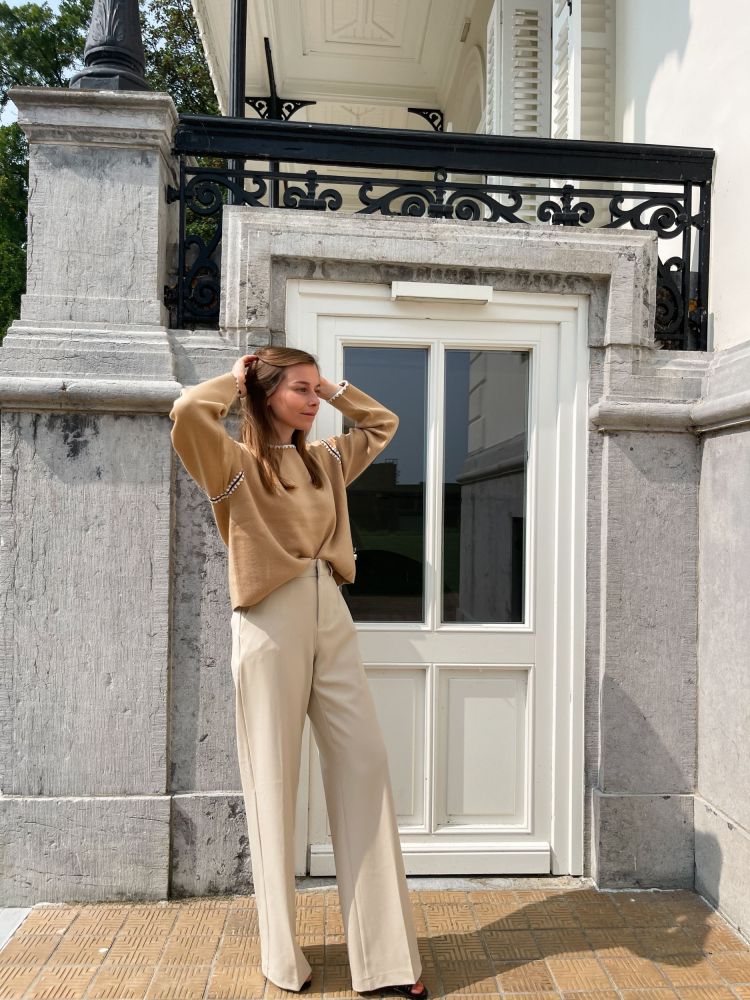 Mbym  BEIGE PANTS KIKKO  Beige