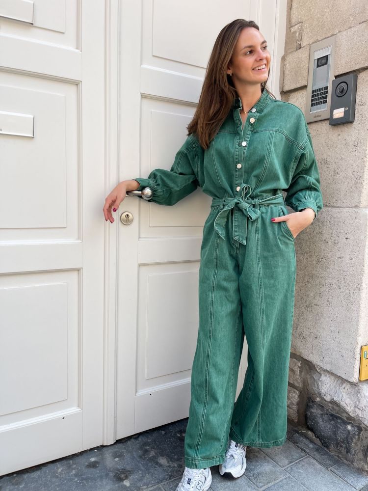 Frnch  EVAELLE JUMPSUIT GREEN Groen