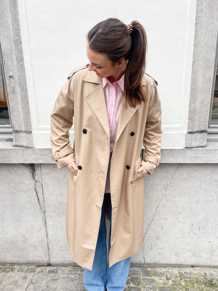 Vila  VIADDISON TRENCHCOAT BEIGE Beige